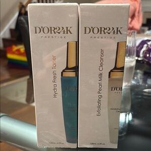 Dor Exfoliating Pearl Milk Cleaner & Hydra Fresh Toner BNIB/SEALED